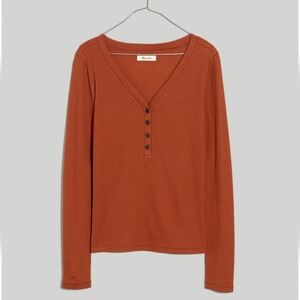 Madewell Drapey-Rib Henley
